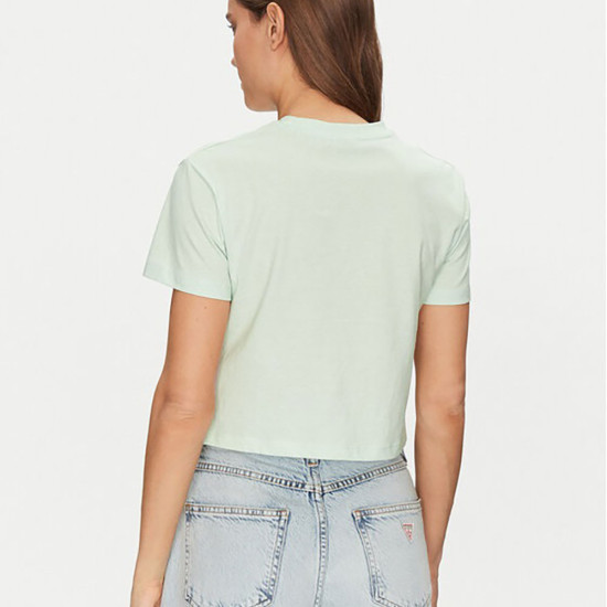 Guess Γυναικεία κοντομάνικη μπλούζα Adele Crop T-Shirt